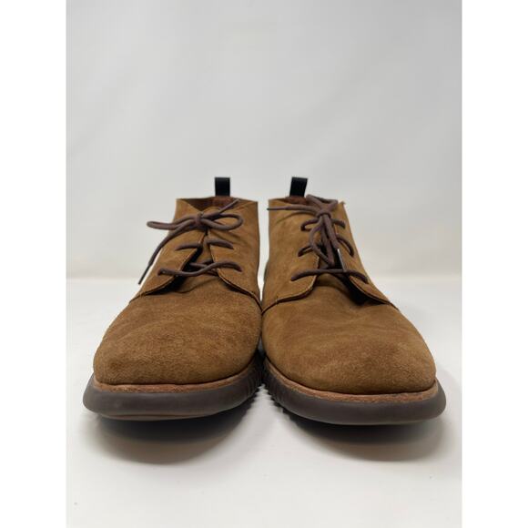 Cole Haan 2. Zero Grand Men's Size 13M Chukka Boots Brown Suede Lace Up C24081 - Picture 1 of 12